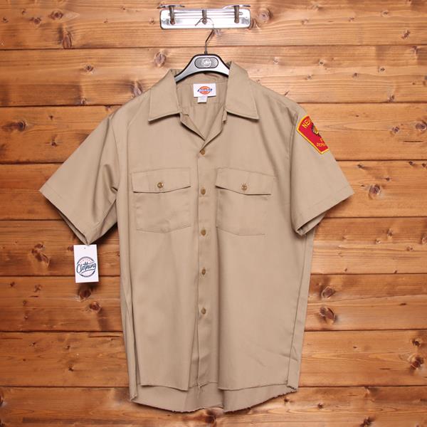 Dickies camicia beige taglia L uomo made in USA