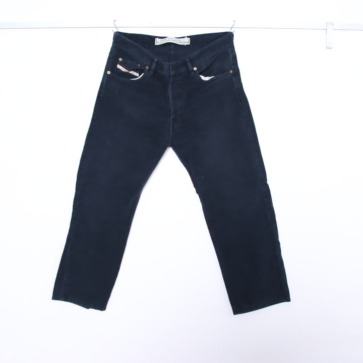 Diesel Jeans in Velluto Blu W33 Uomo