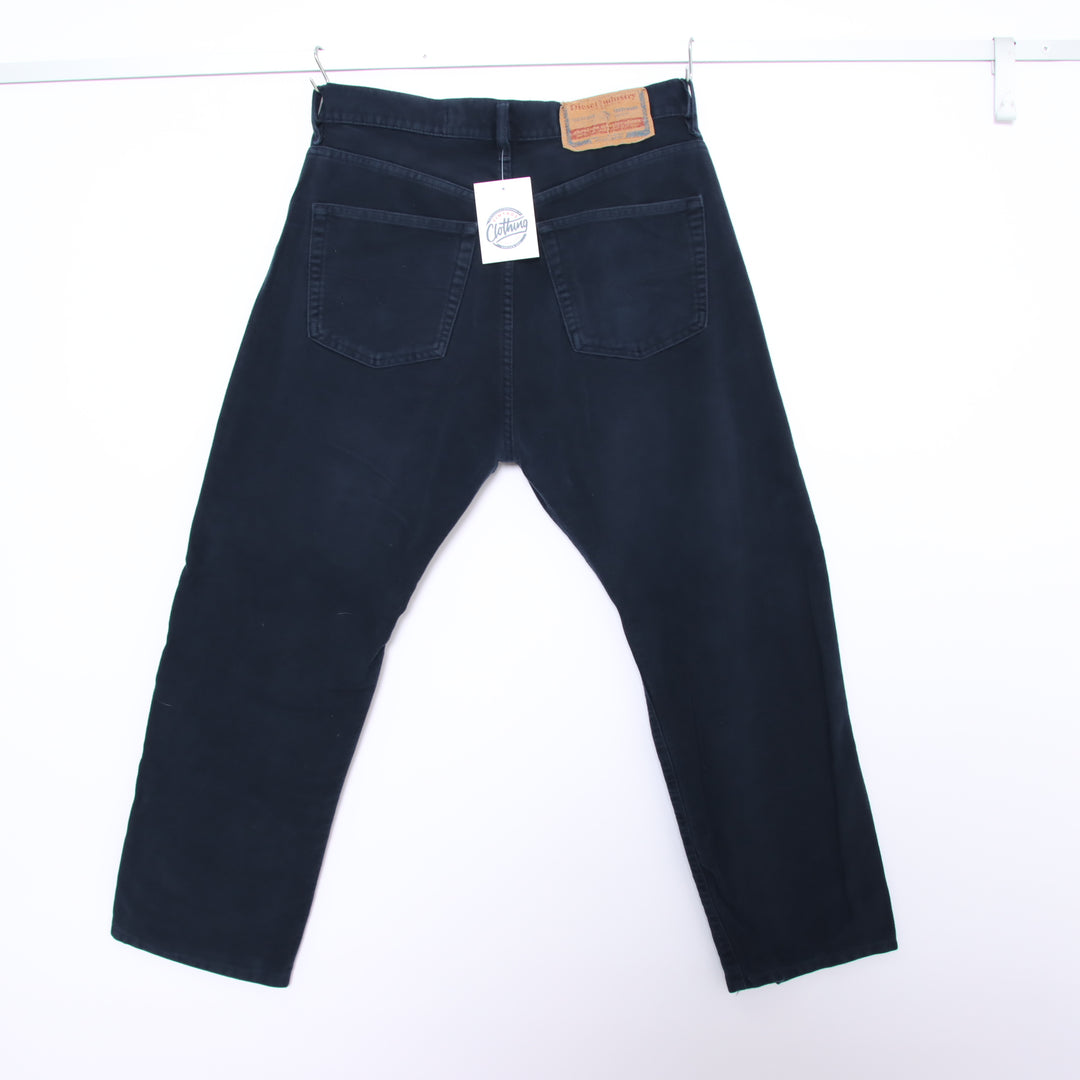 Diesel Jeans in Velluto Blu W33 Uomo