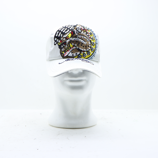 Ed Hardy cappello bianco unisex