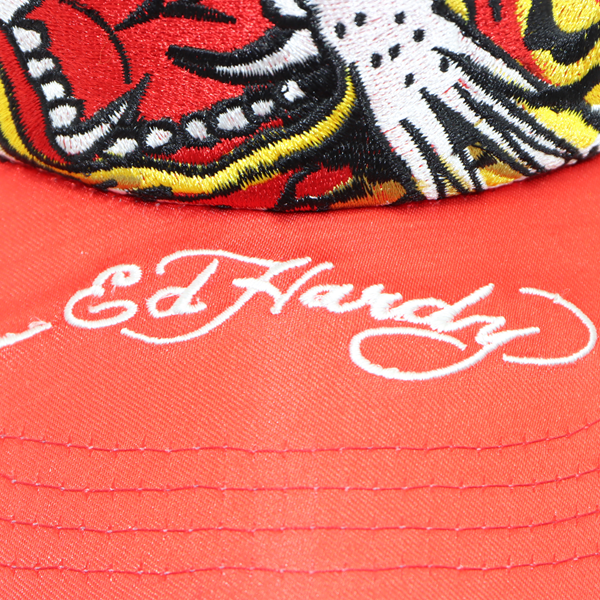 Ed Hardy cappello rosso unisex