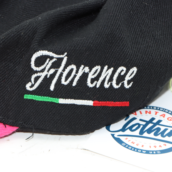 Florence cappello nero e fucsia unisex