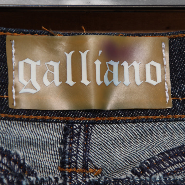 Galliano Bermuda di Jeans Denim W26 Uomo