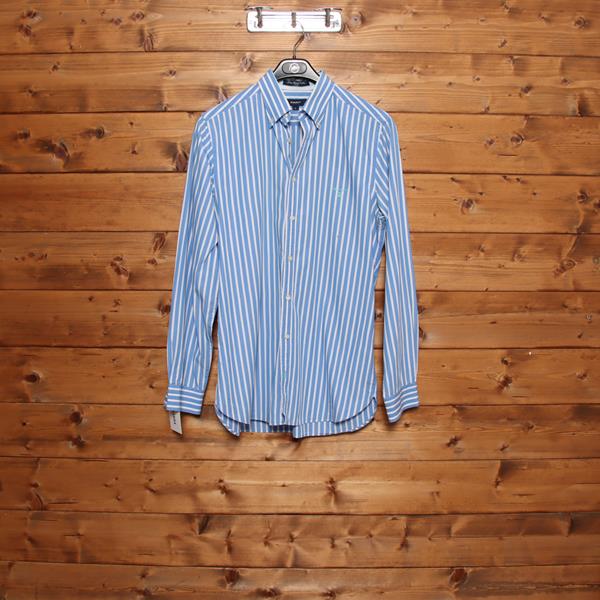 Gant camicia bianca e azzurra taglia M uomo