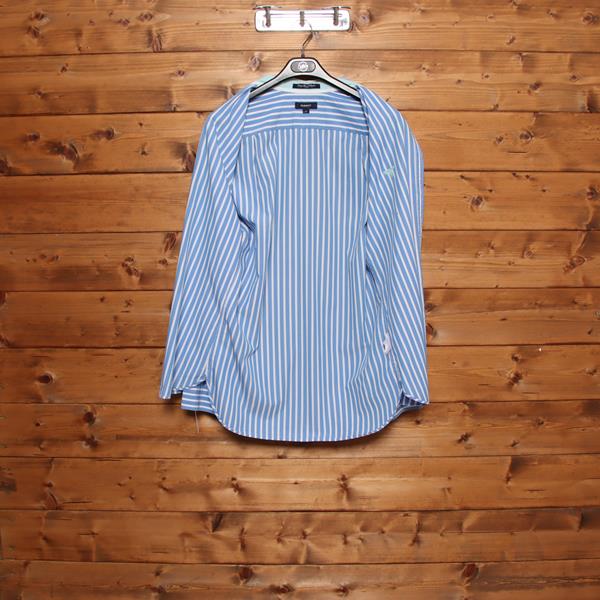 Gant camicia bianca e azzurra taglia M uomo