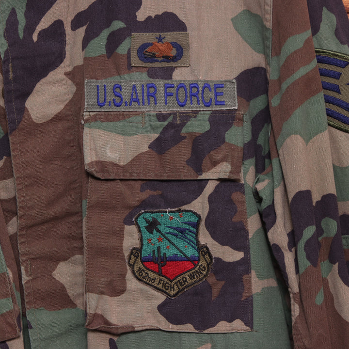 US Air Force giacca militare camouflage taglia L uomo