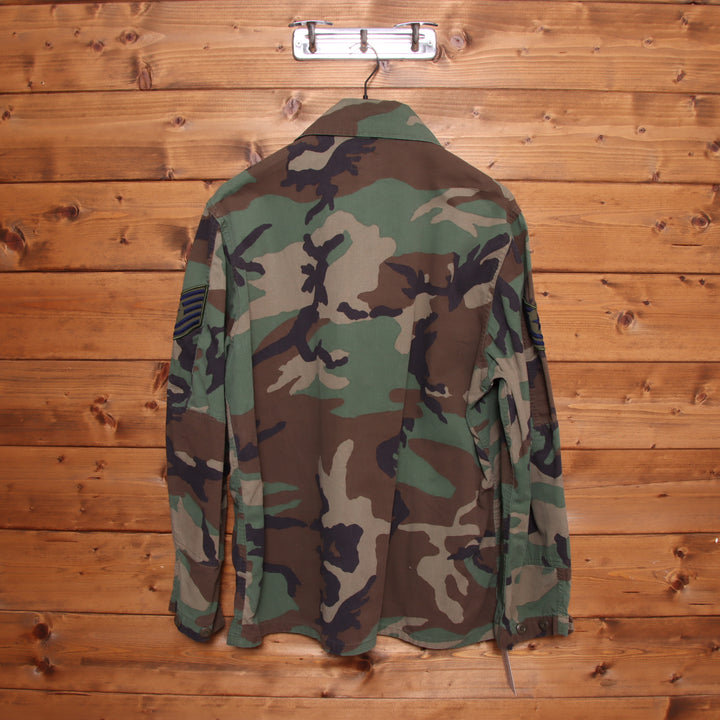 US Air Force giacca militare camouflage taglia L uomo