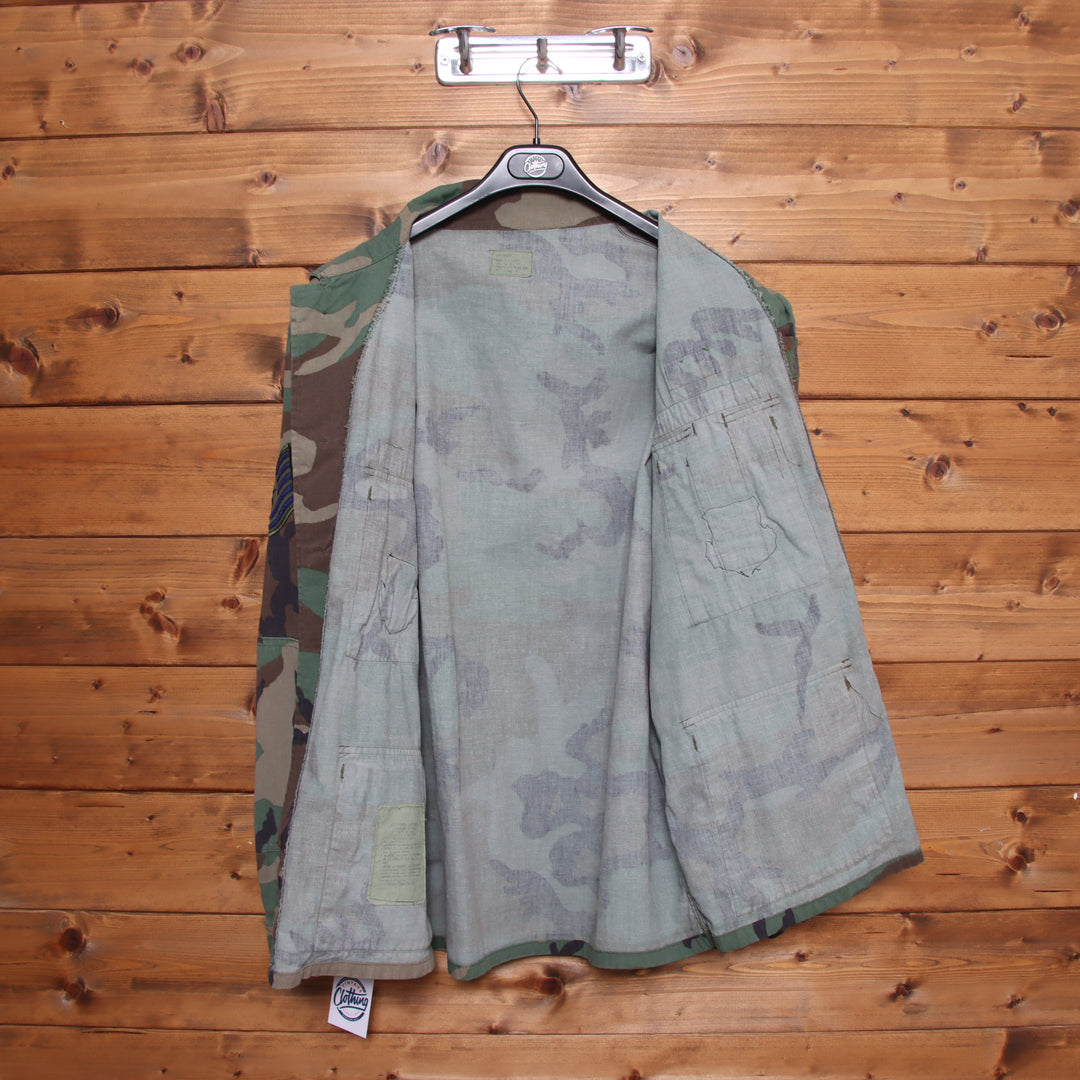 US Air Force giacca militare camouflage taglia L uomo