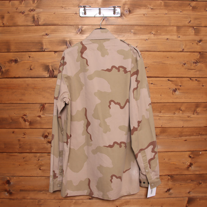 Giacca militare beige camouflage taglia M uomo