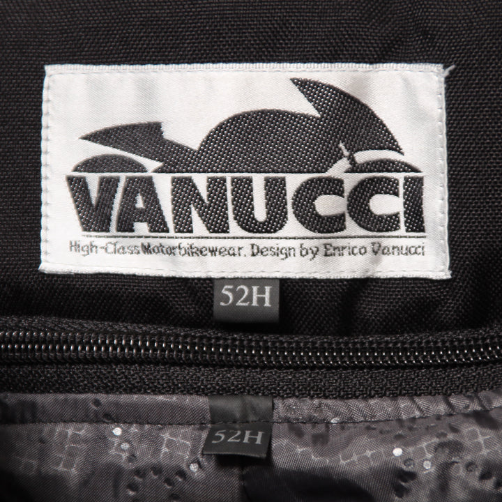 Vanucci Pantalone da Moto Touring Nero Taglia 52 Uomo