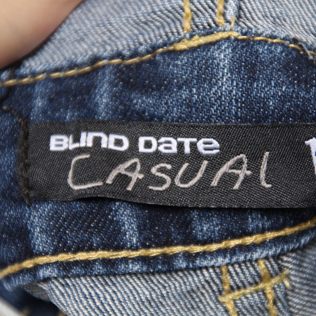 Blind Date Salopette di Jeans Denim Taglia S Donna