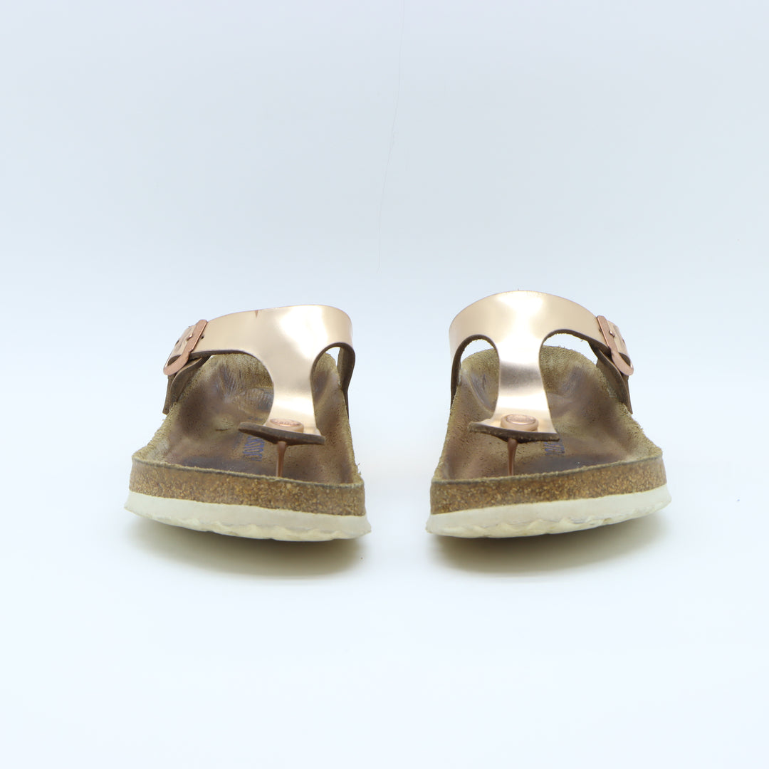 Birkenstock Gizeh Infradito Spectral Platin in Birko Flor EU 39 Unisex