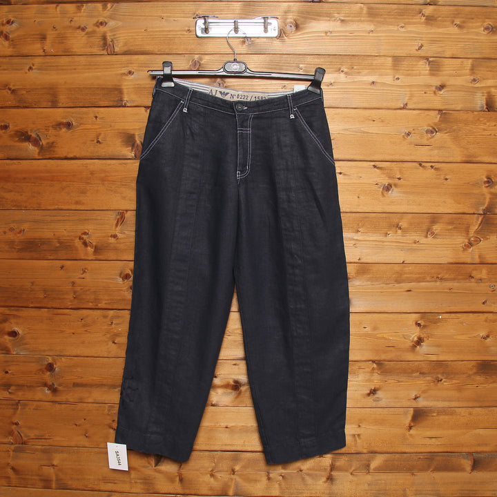 Armani Jeans Pantalone Baggy Blu Taglia 50 Uomo