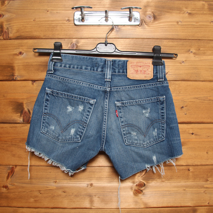 Levi's 511 Shorts di Jeans Denim W29 Donna