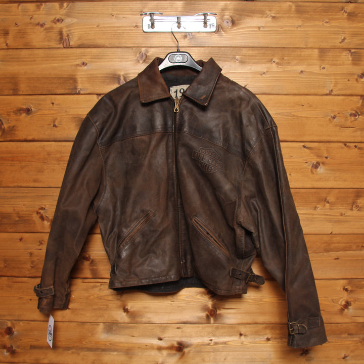 Harley-Davidson Giacca Vintage Marrone Taglia M Uomo