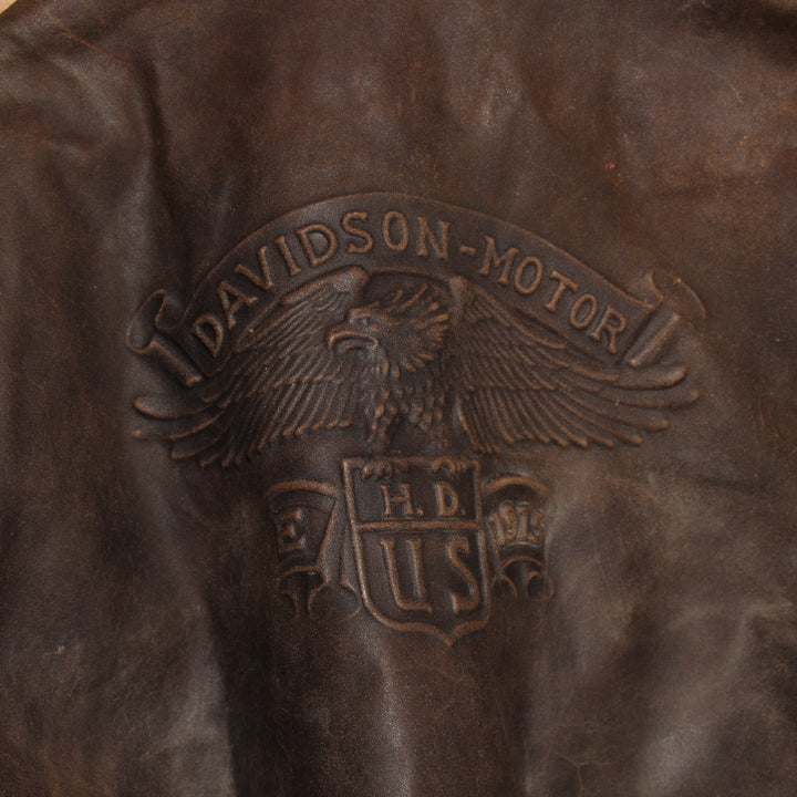 Harley-Davidson Giacca Vintage Marrone Taglia M Uomo