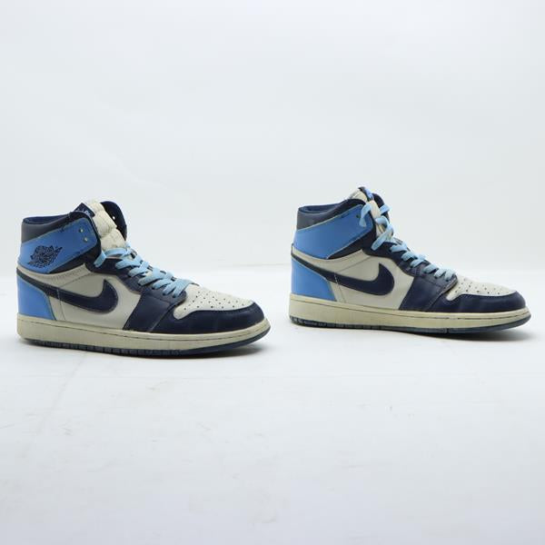 Jordan 1 Retro HIgh sneakers blu e bianca EU 42 uomo