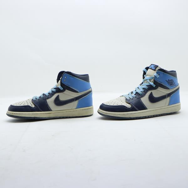 Jordan 1 Retro HIgh sneakers blu e bianca EU 42 uomo