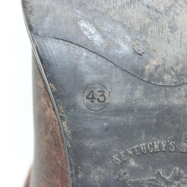 Kentucky's Western stivale frye marrone in pelle numero 43 uomo made in Spagna