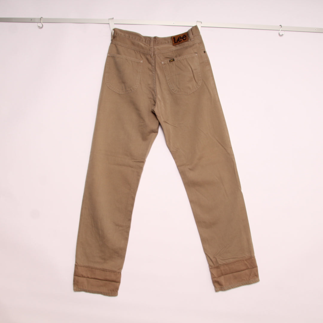 Lee Riders Jeans Beige W33 L36 Uomo