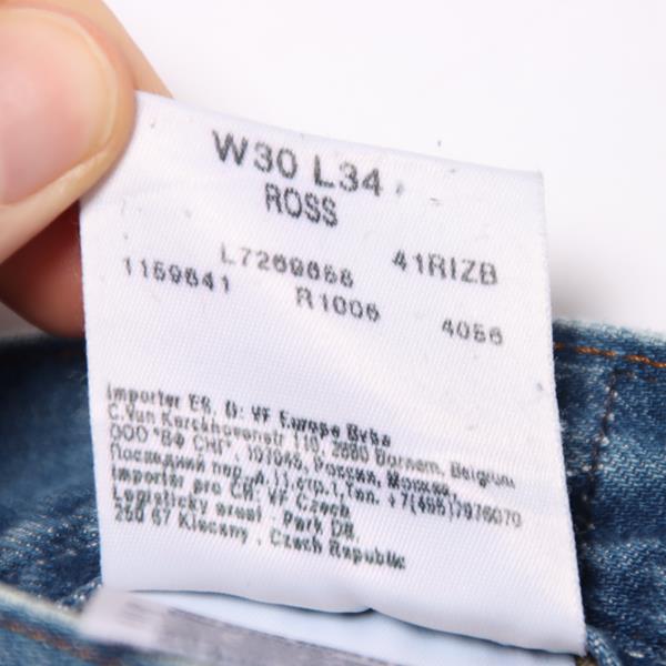 Lee Ross Work Pant jeans denim W30 L34 uomo