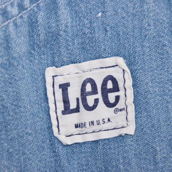 Lee salopette di jeans custom denim taglia M unisex