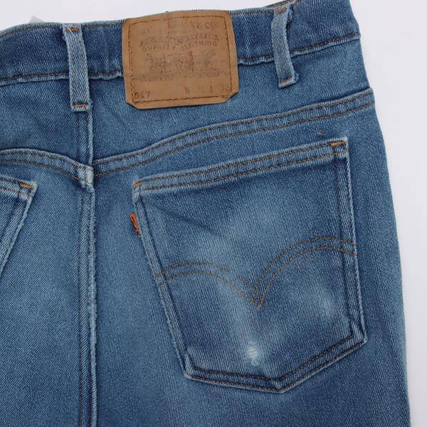 Levi's 417 Sta Prest Orange Tab jeans denim W36 L32 uomo