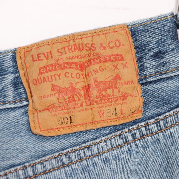 Levi's 501 Straight Fit jeans denim W34 L30 uomo