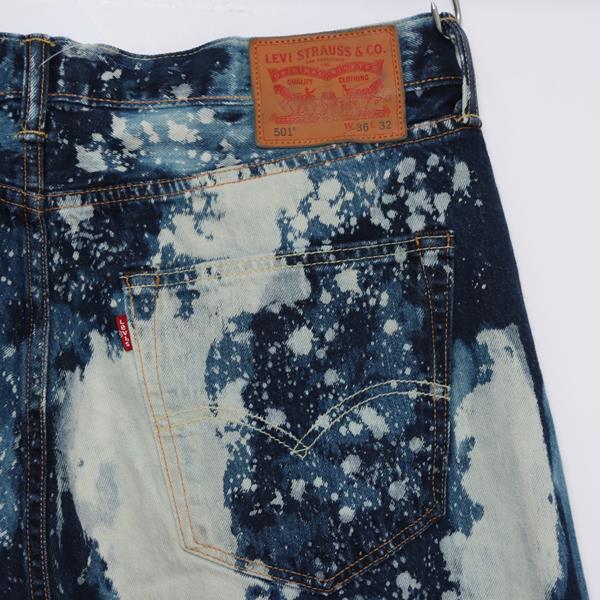 Levi's 501 Tye Dye jeans denim W36 L32 uomo