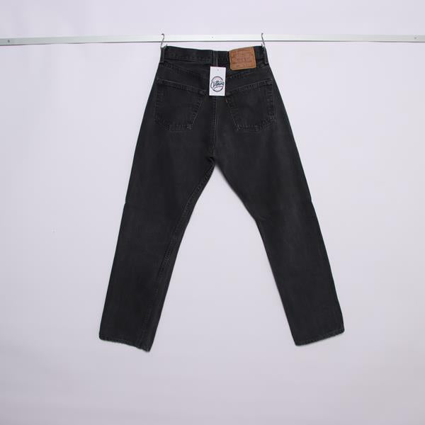 Levi's 501 jeans nero W27 L30 unisex made in USA