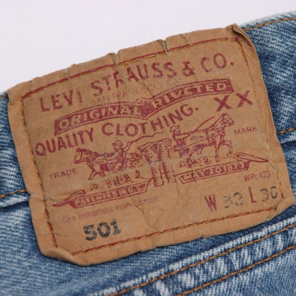 Levi's 501 jeans denim W32 L30 uomo