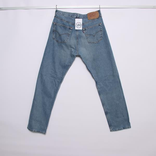 Levi's 501 jeans denim W32 L32 uomo made in USA