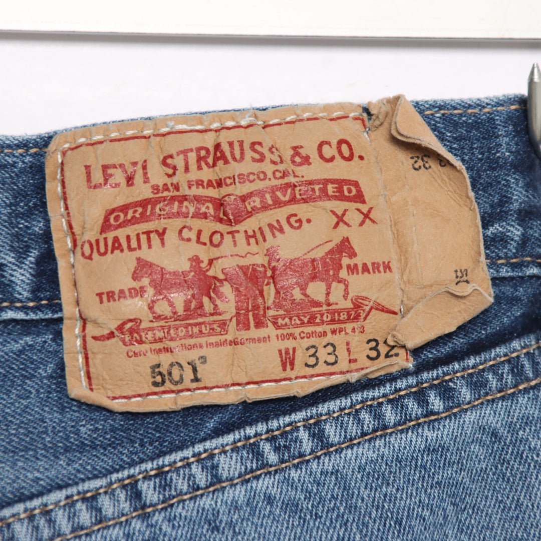 Levi's 501 jeans denim W33 L32 unisex