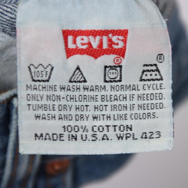 Levi's 501 jeans denim W33 L32 unisex made in USA