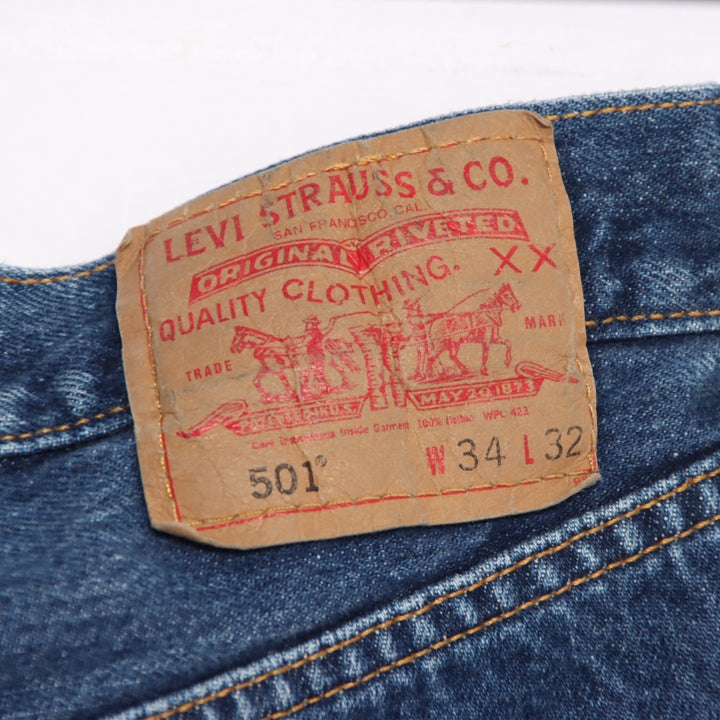 Levi's 501 jeans denim W34 L32 unisex