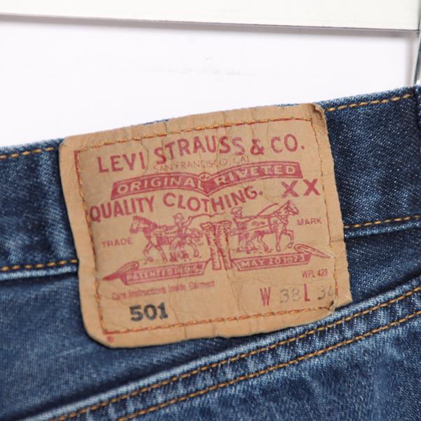 Levi's 501 jeans denim W38 L34 uomo