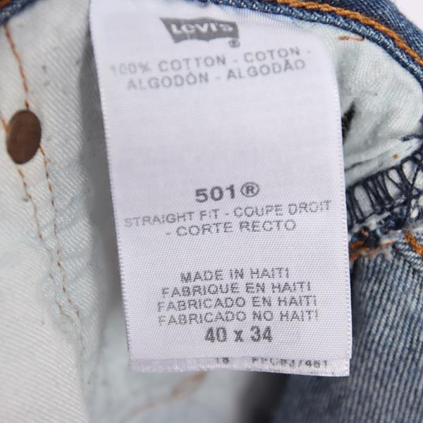 Levi's 501 jeans denim W40 L34 uomo