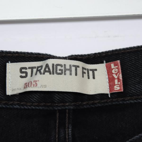 Levi's 505 Straight Fit jeans nero W36 L32 uomo