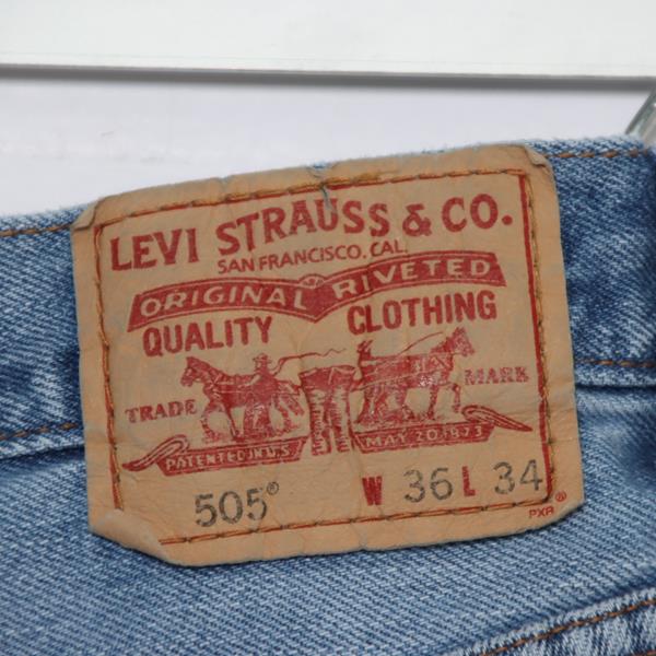 Levi's 505 jeans denim W36 L34 uomo