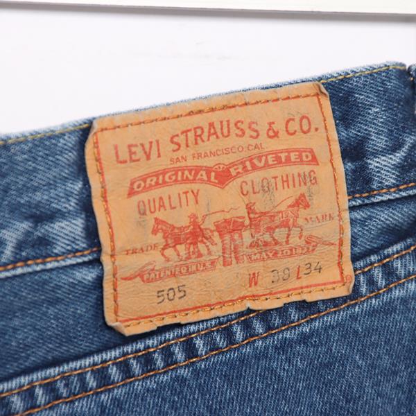 Levi's 505 jeans denim W38 L34 uomo