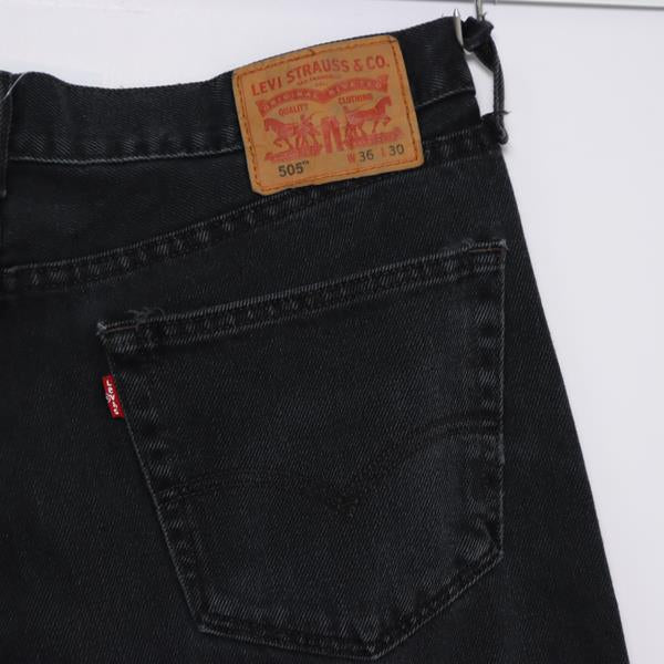 Levi's 505 jeans nero W36 L30 uomo