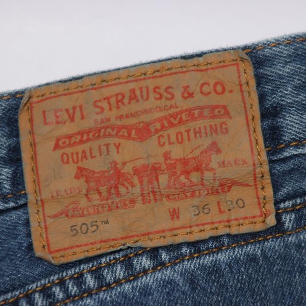 Levi's 505 jeans denim W36 L30 uomo