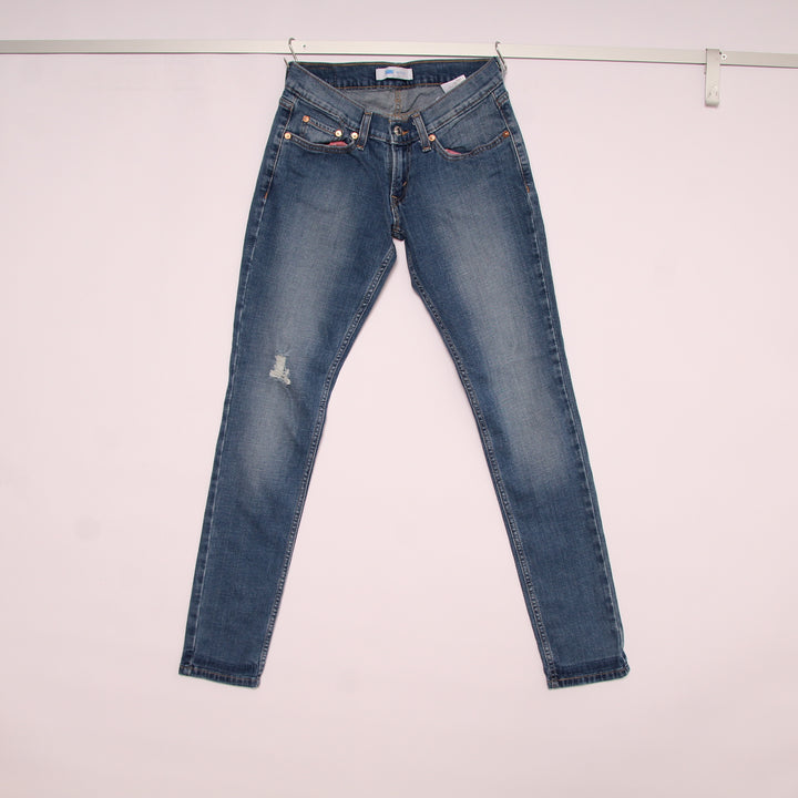 Levi's 524 Skinny Jeans Denim W26 L32 Donna