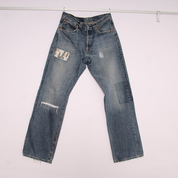 Levi's 542 Rivets Antiform Jeans Denim W31 L34 Uomo