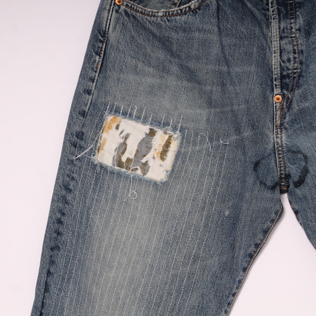 Levi's 542 Rivets Antiform Jeans Denim W31 L34 Uomo