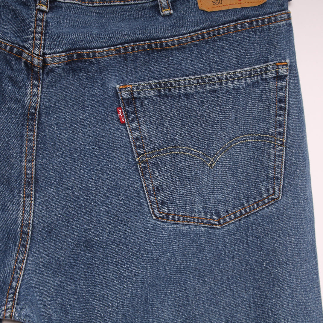 Levi's 550 Relaxed Fit Jeans Denim W46 L29 Uomo