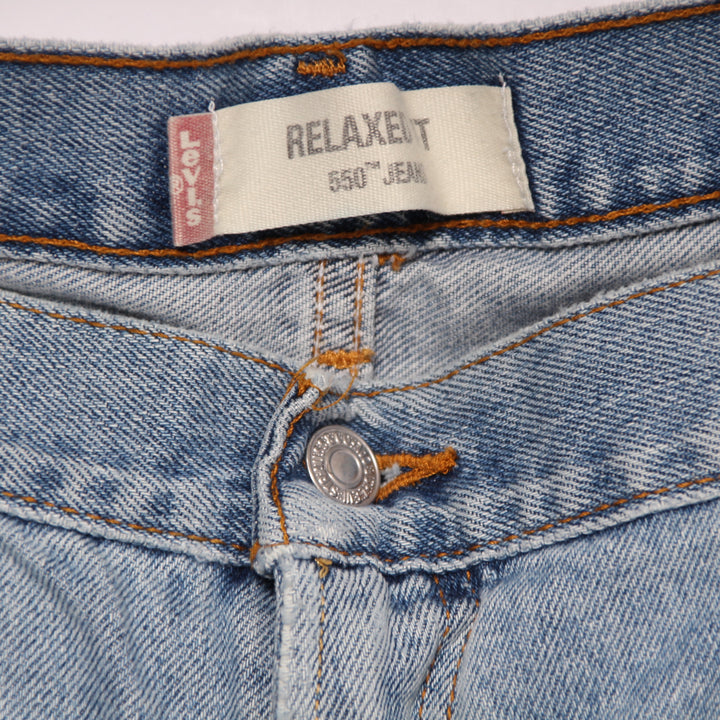 Levi's 550 Relaxed Fit Jeans Denim W48 L30 Uomo