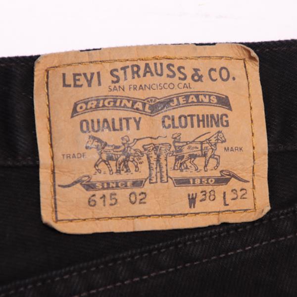 Levi's 615 Orange Tab jeans nero W38 L32 uomo