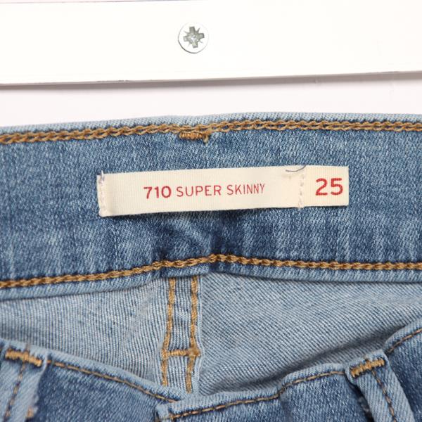 Levi's 710 Super Skinny jeans denim W25 L32 donna