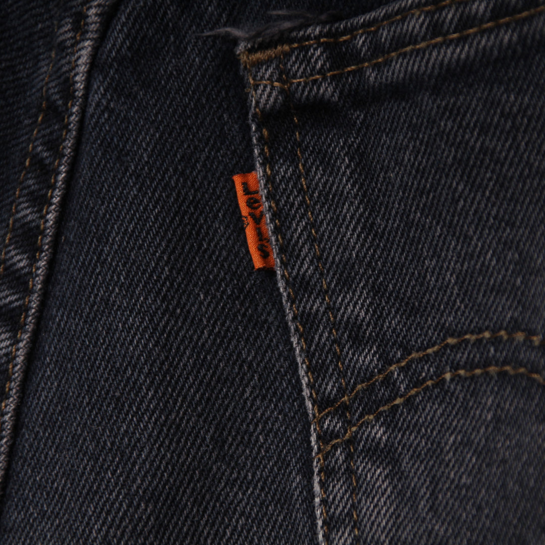 Levi's 881 Orange Tab Jeans Nero W30 L32 Donna